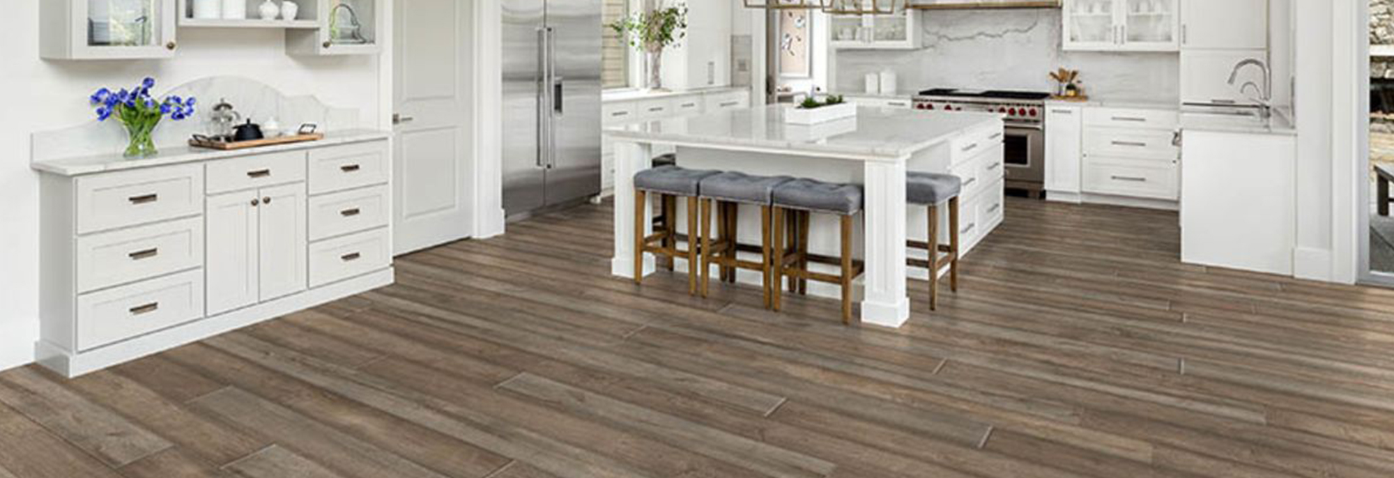 Johnson Hardwood Staged Kitchen